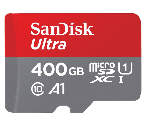 Sandisk 400GB microSDXC Ultra 100MB/s A1 C10 UHS-I U1 - 392220 - zdjęcie